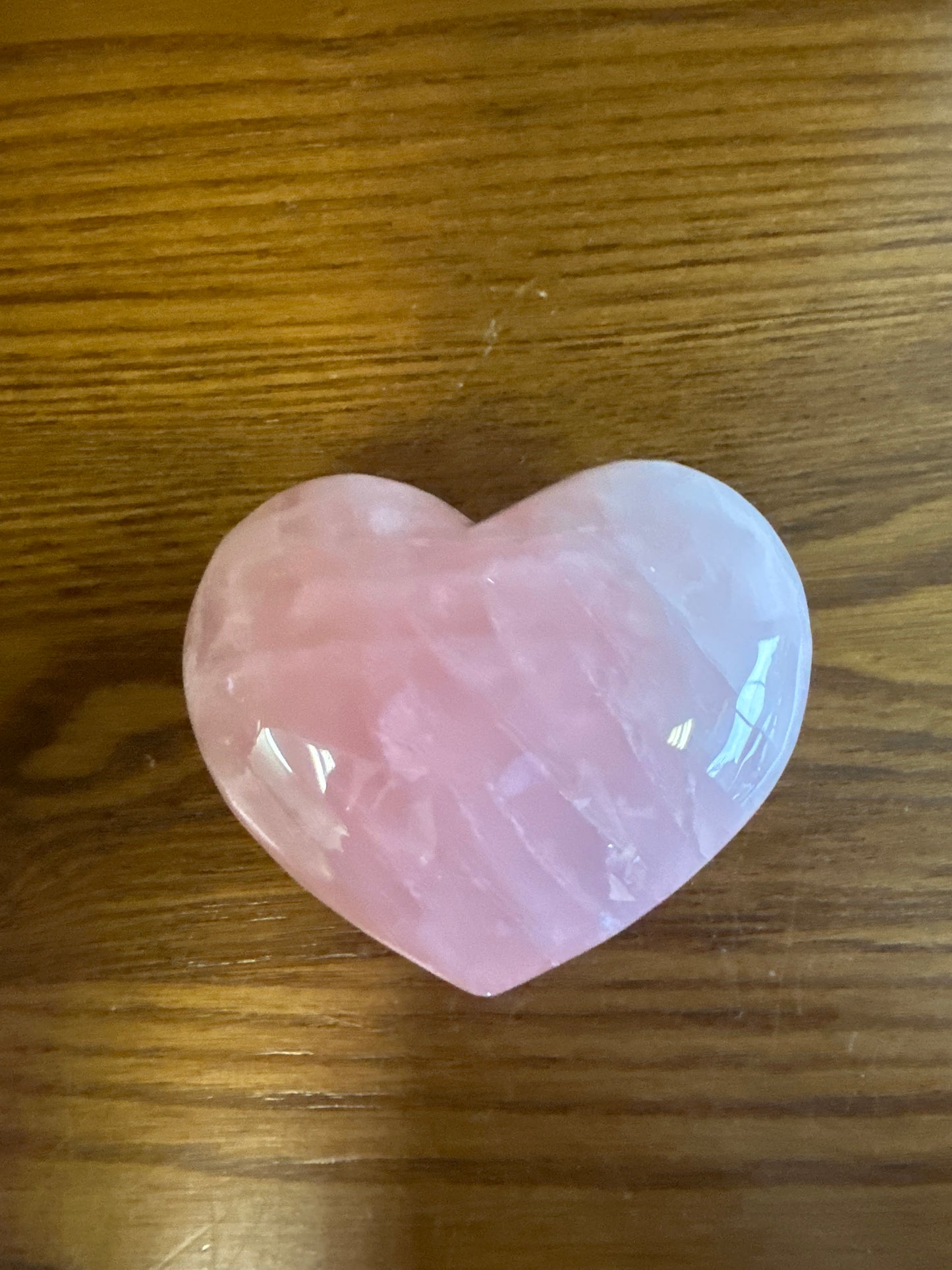 Rose Quartz Med Heart