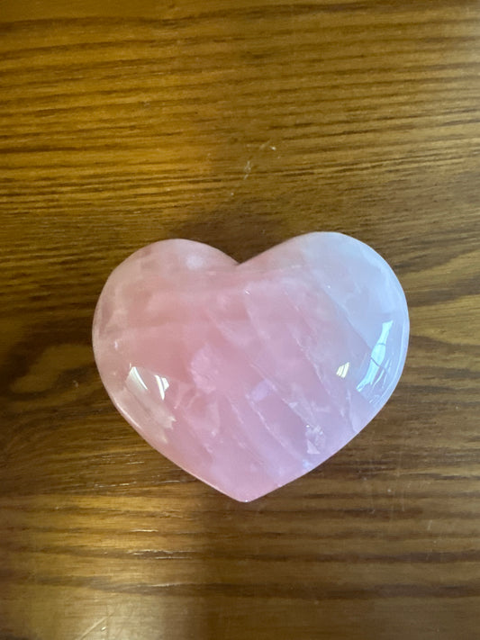 Rose Quartz Med Heart