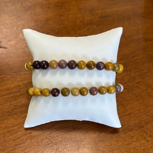 Mookite Jasper Stretch Bracelet