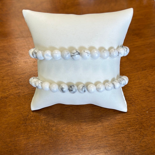 Howlite Stretch Bracelet