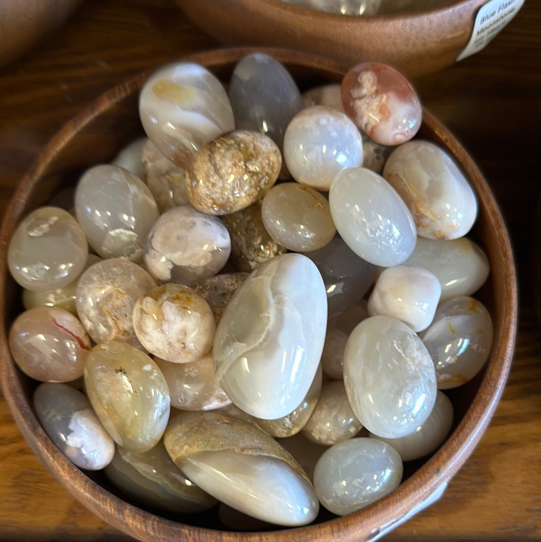 Flower Agate Tumbled