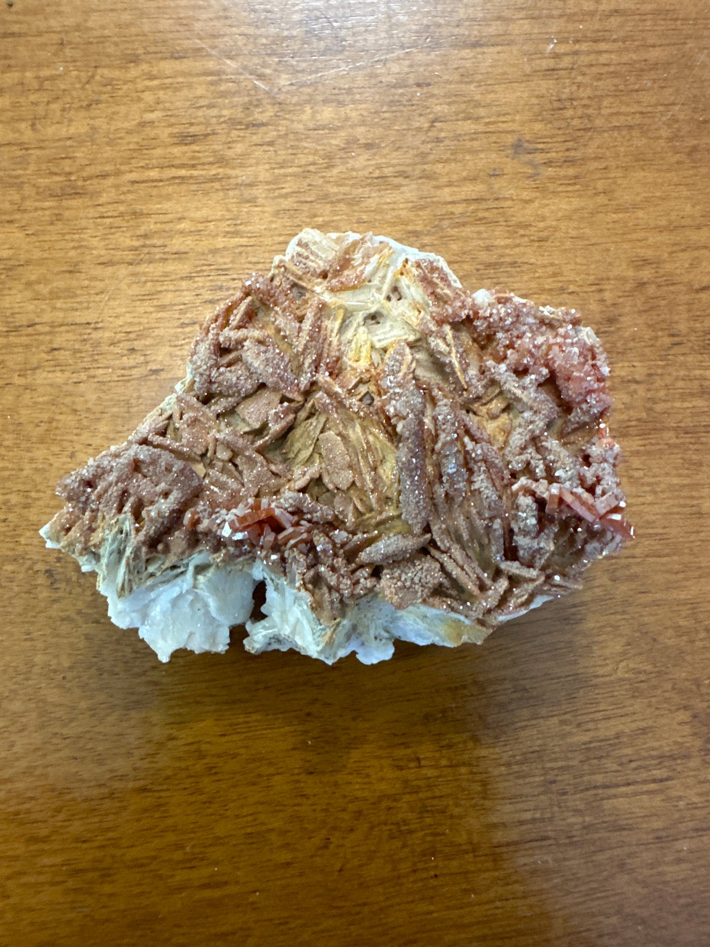 Vanadinite And Stilbite Sm Specimen