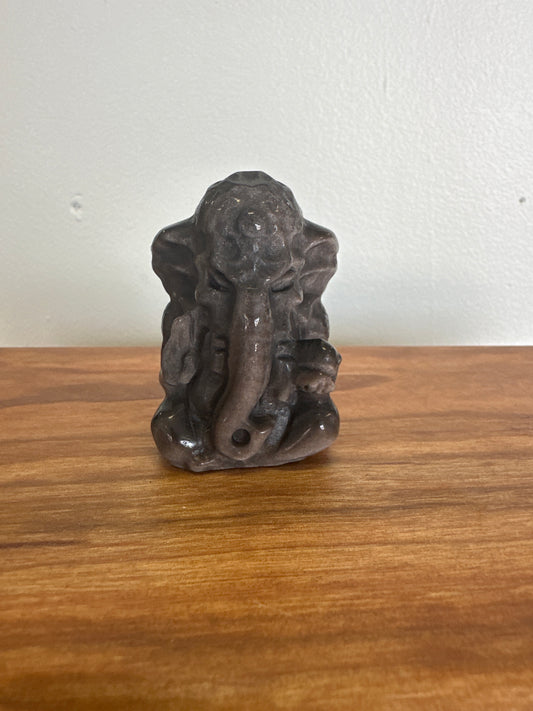 Silversheen Obsidian 3in Ganesha