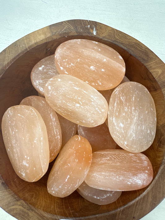 Orange Selenite Palm