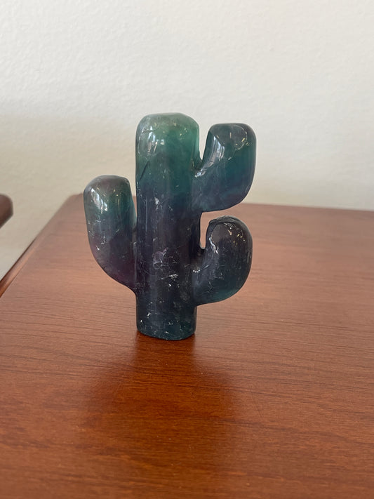 Green Fluorite Cactus