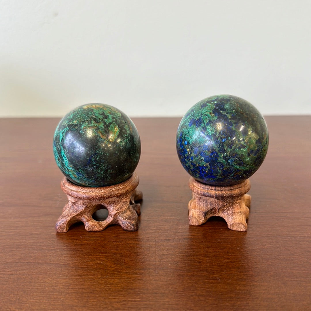 Azurite and Malachite Sm Sphere