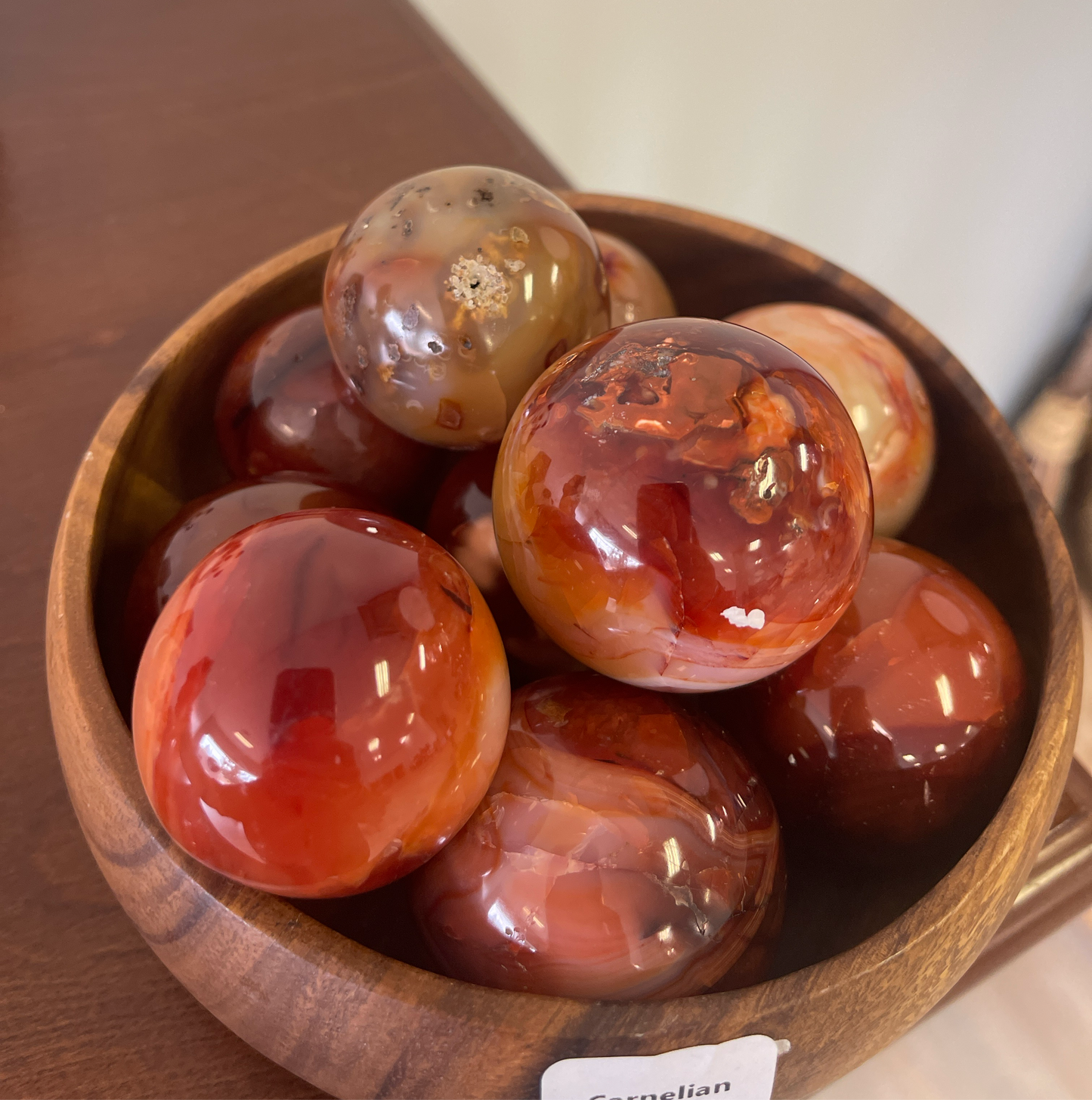 Carnelian Xsm Sphere