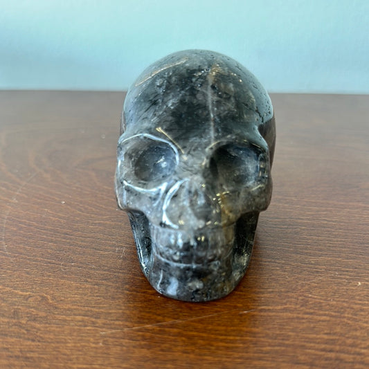 Black Tourmaline 1.3lb Skull