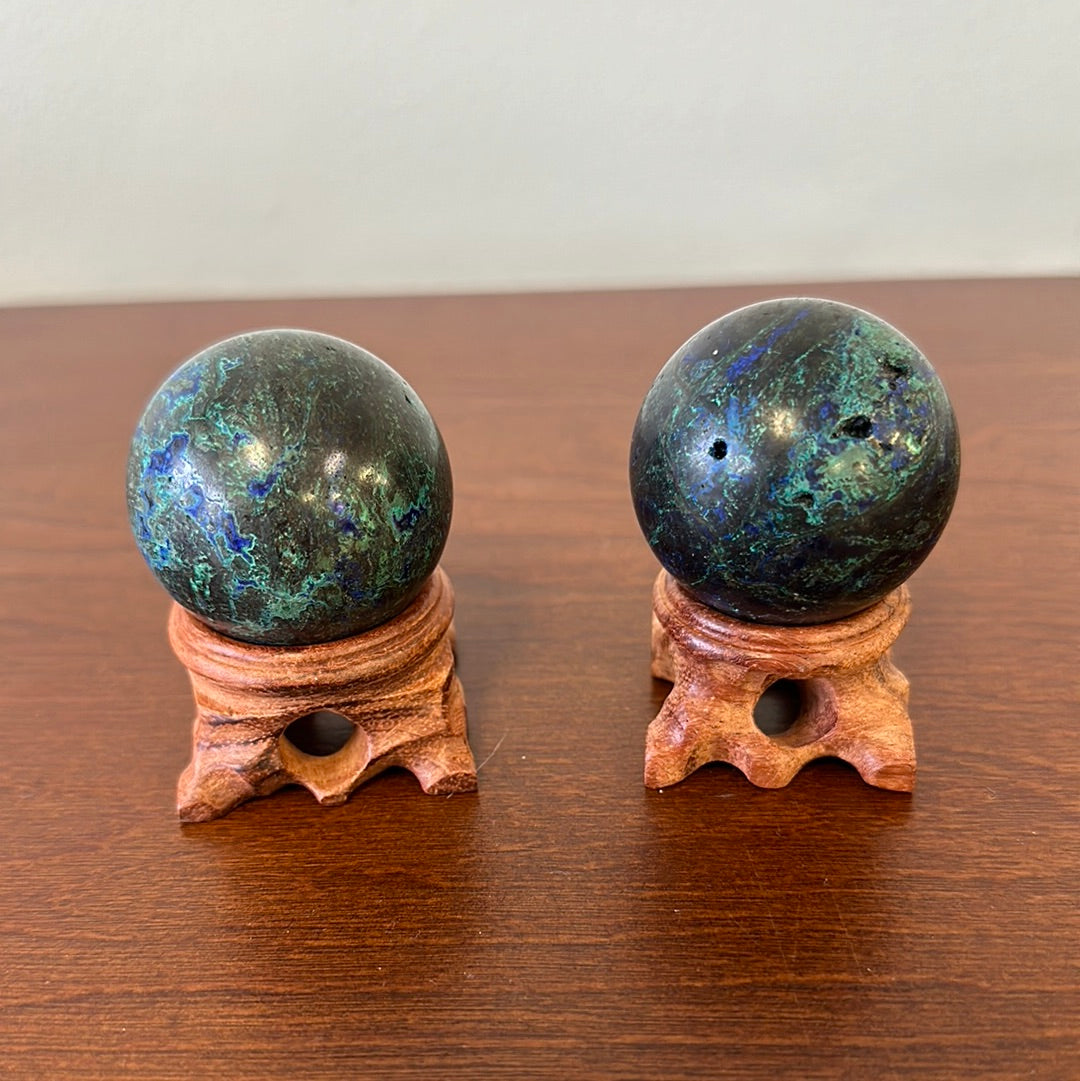 Azurite And Malachite 40mm Sphere