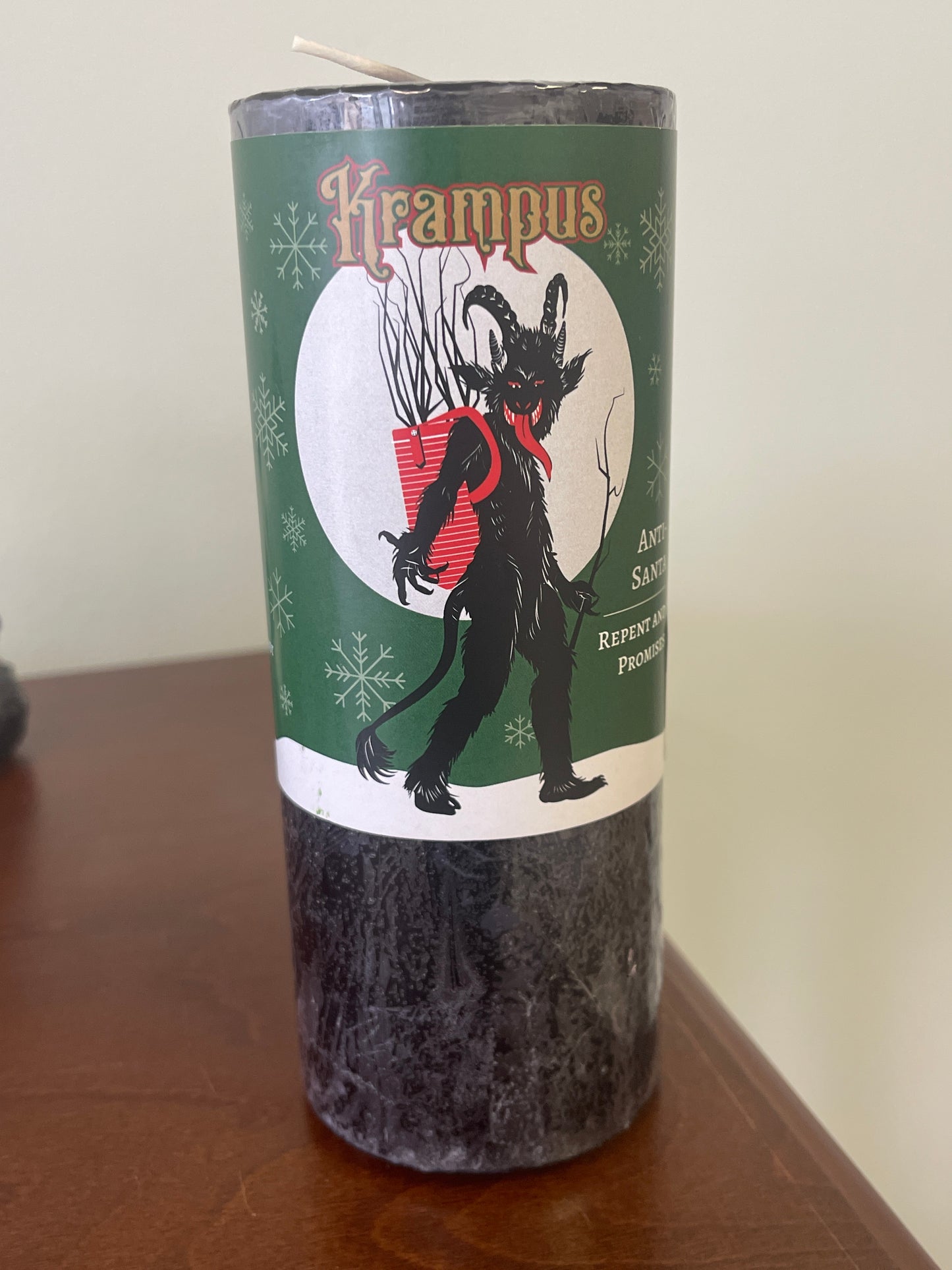 Krampus Lg Candle