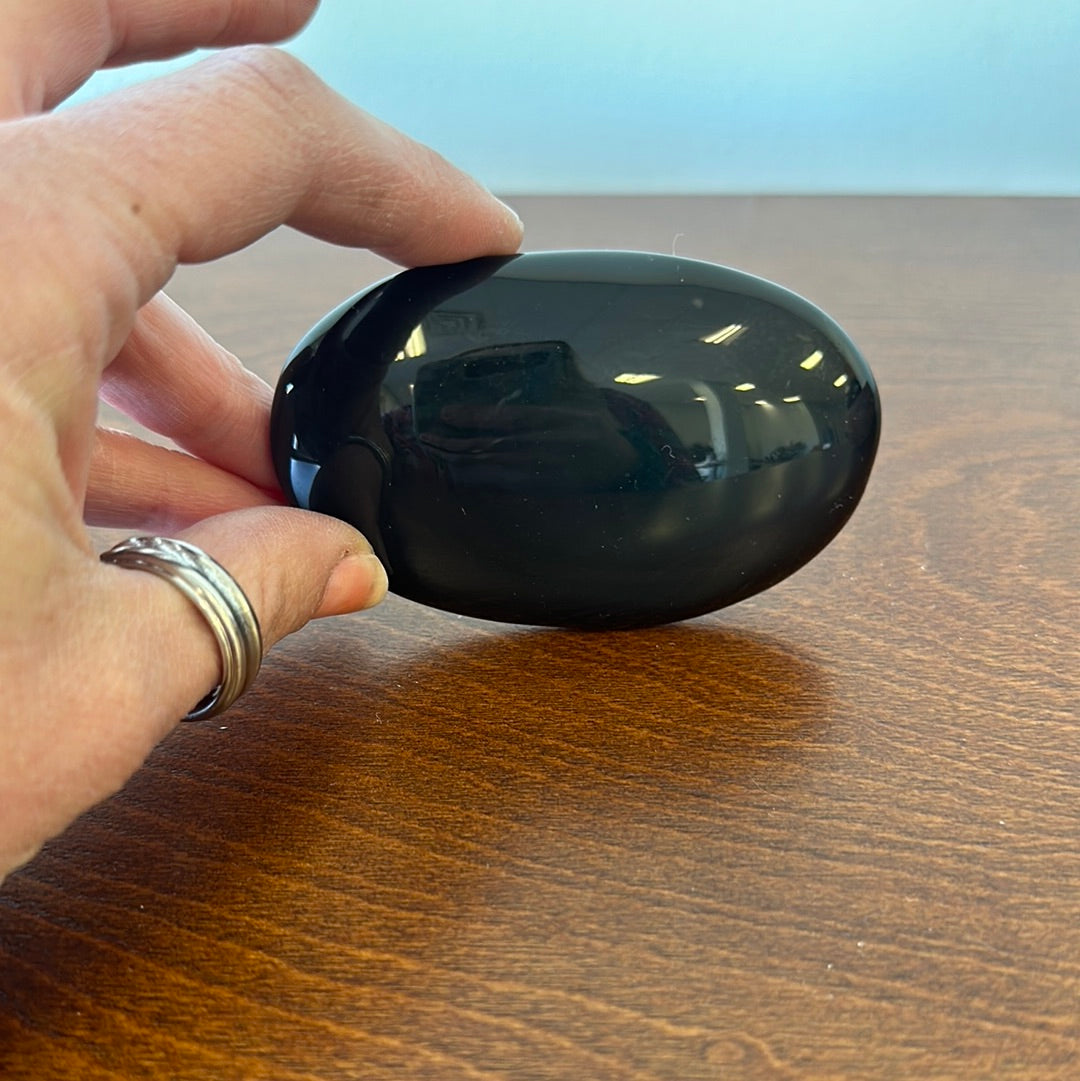 Rainbow Obsidian Giant Palm Stone