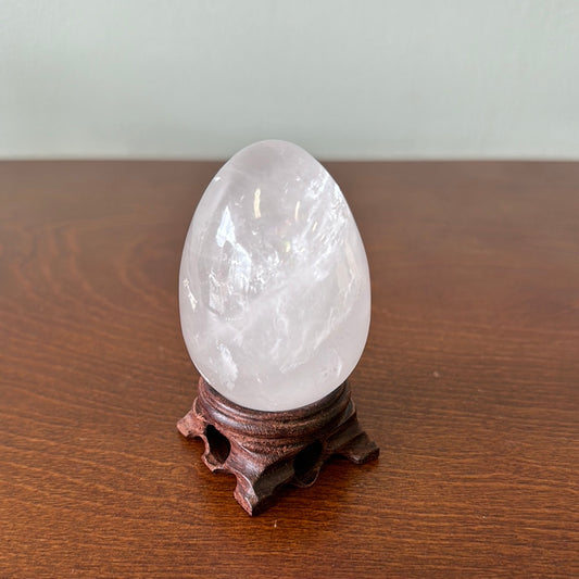 Clear quartz Xlg Egg