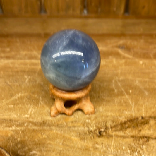 Blue Fluorite Sm Sphere