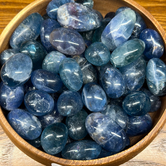 Blue Fluorite Tumbled