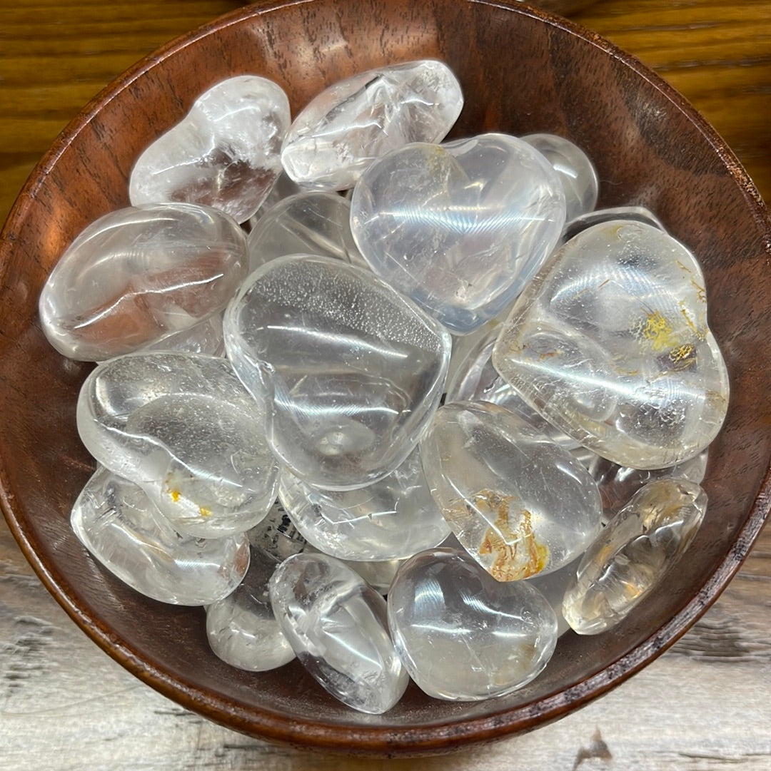 Clear Quartz Mini Heart