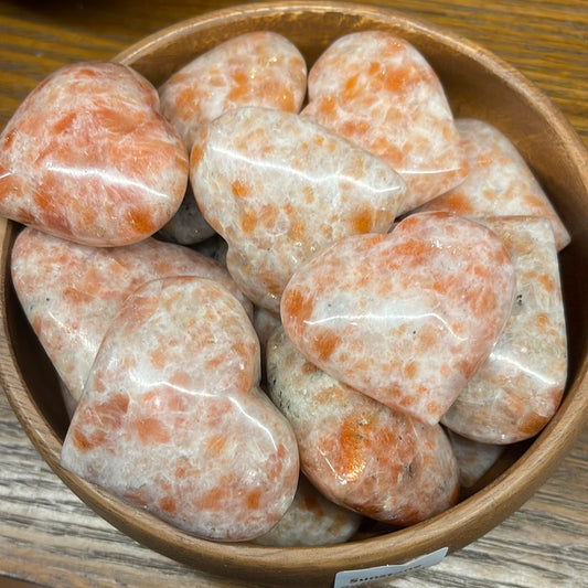 Sunstone Puffy Heart