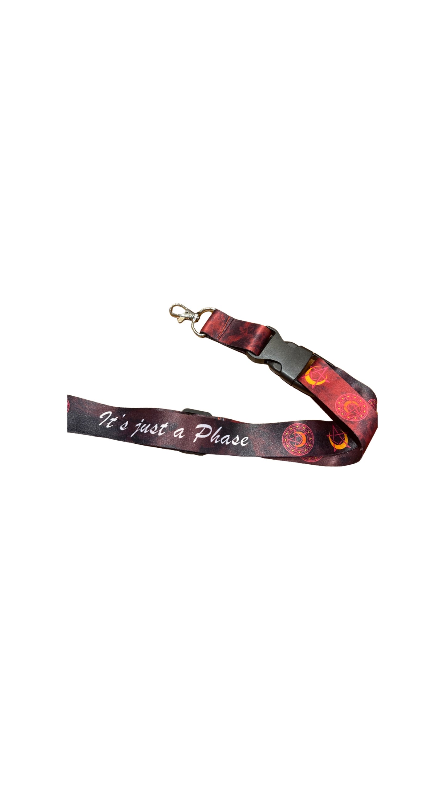 Pentacle And Moon Lanyard