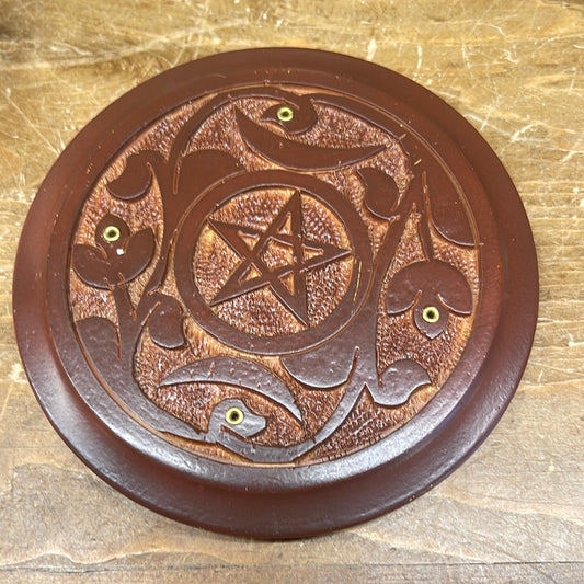 Resin Pentacle Incense Burner