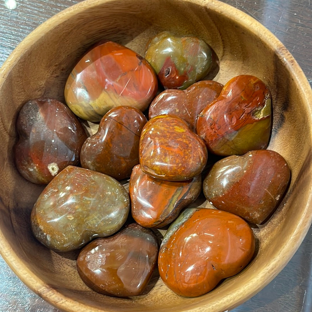 Red Jasper Mini Heart