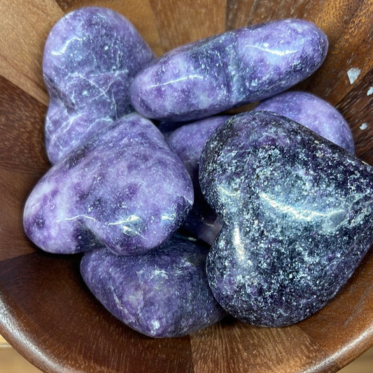 Lepidolite Lg Heart