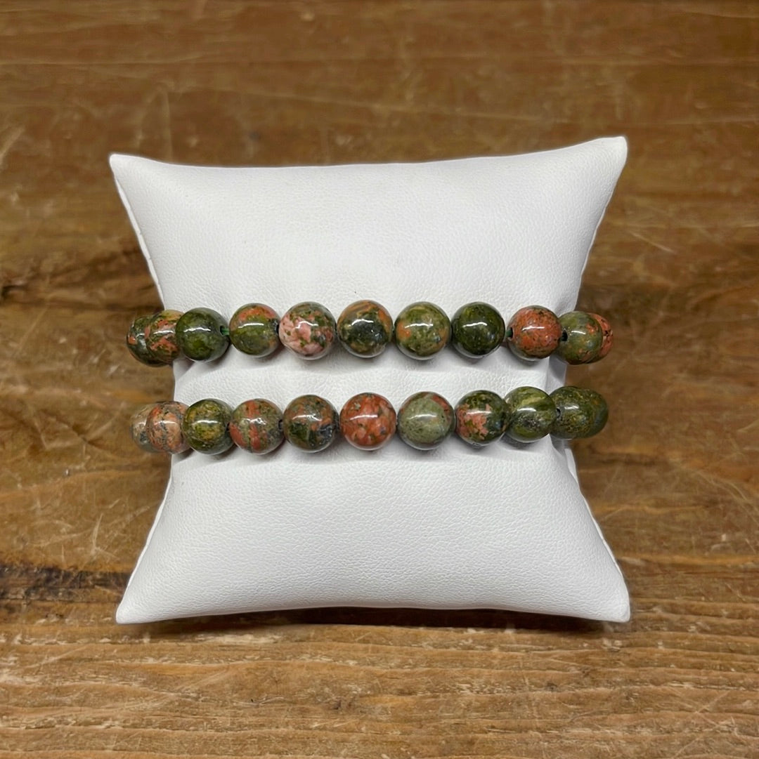 Unakite Stretch Bracelet