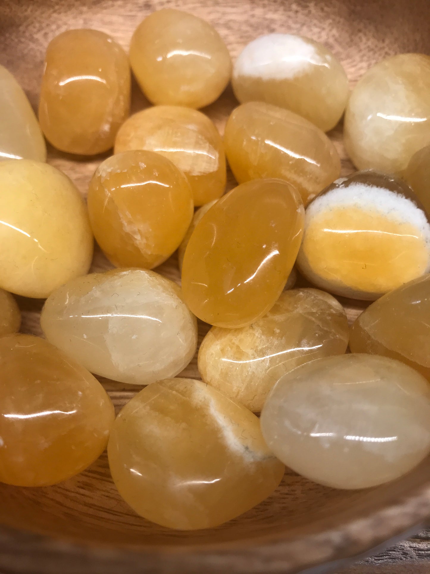 Orange Calcite Tumbled