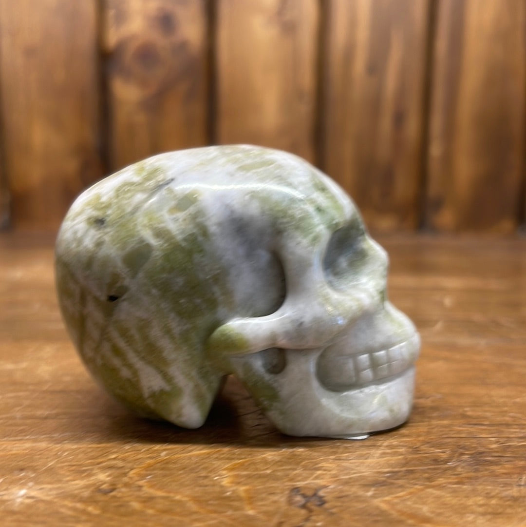 Serpentine 3in Skull