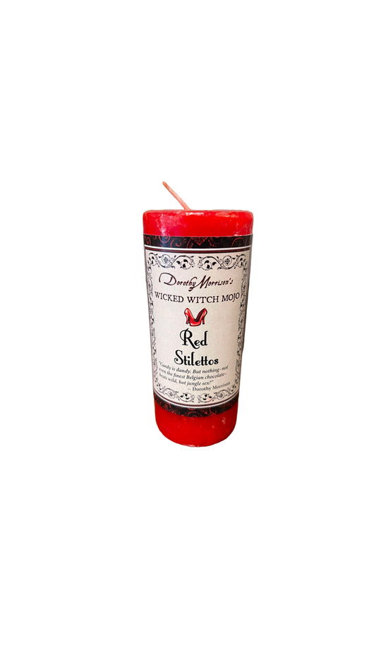 Wicked Witch Mojo Red Stilettos Candle