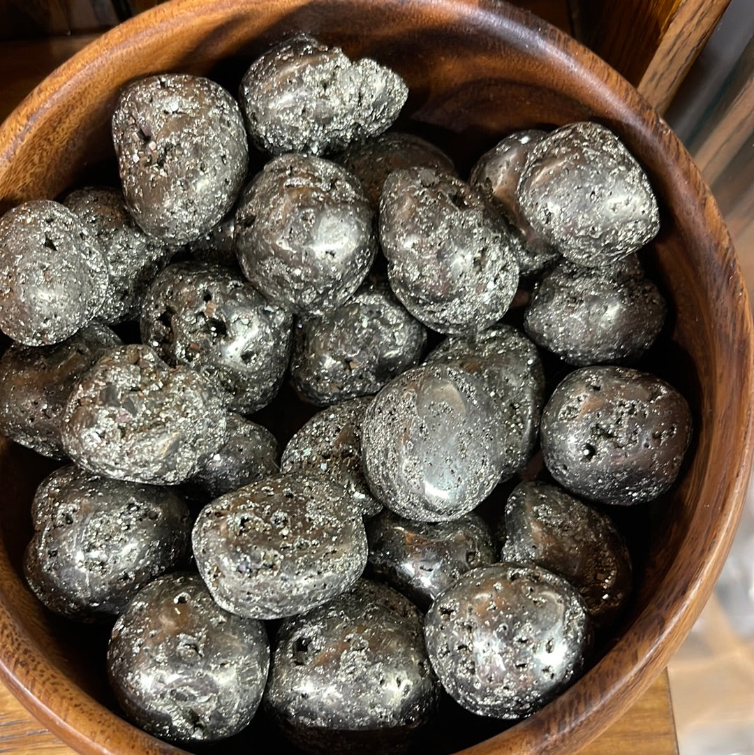 Pyrite Tumbled