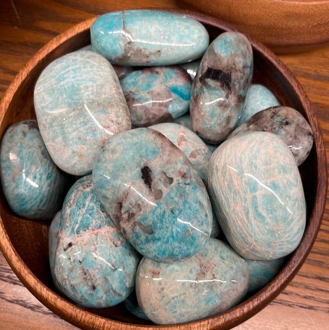 Smokey Amazonite Palm