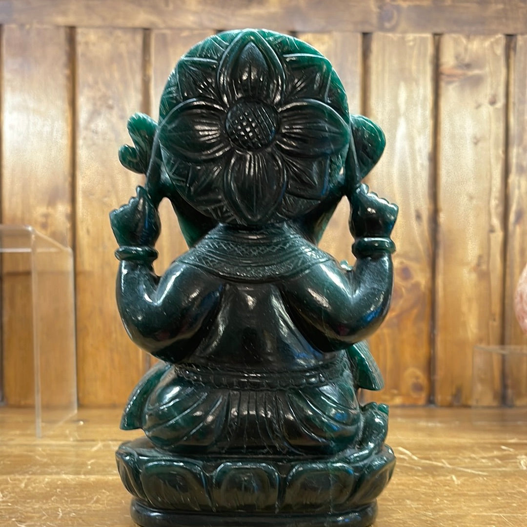 Green Aventurine 5.11lb Ganesha