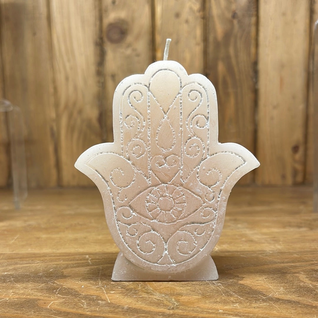 Hamsa Candle