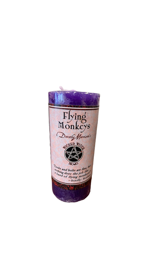Wicked Witch Mojo Flying Monkeys Candle