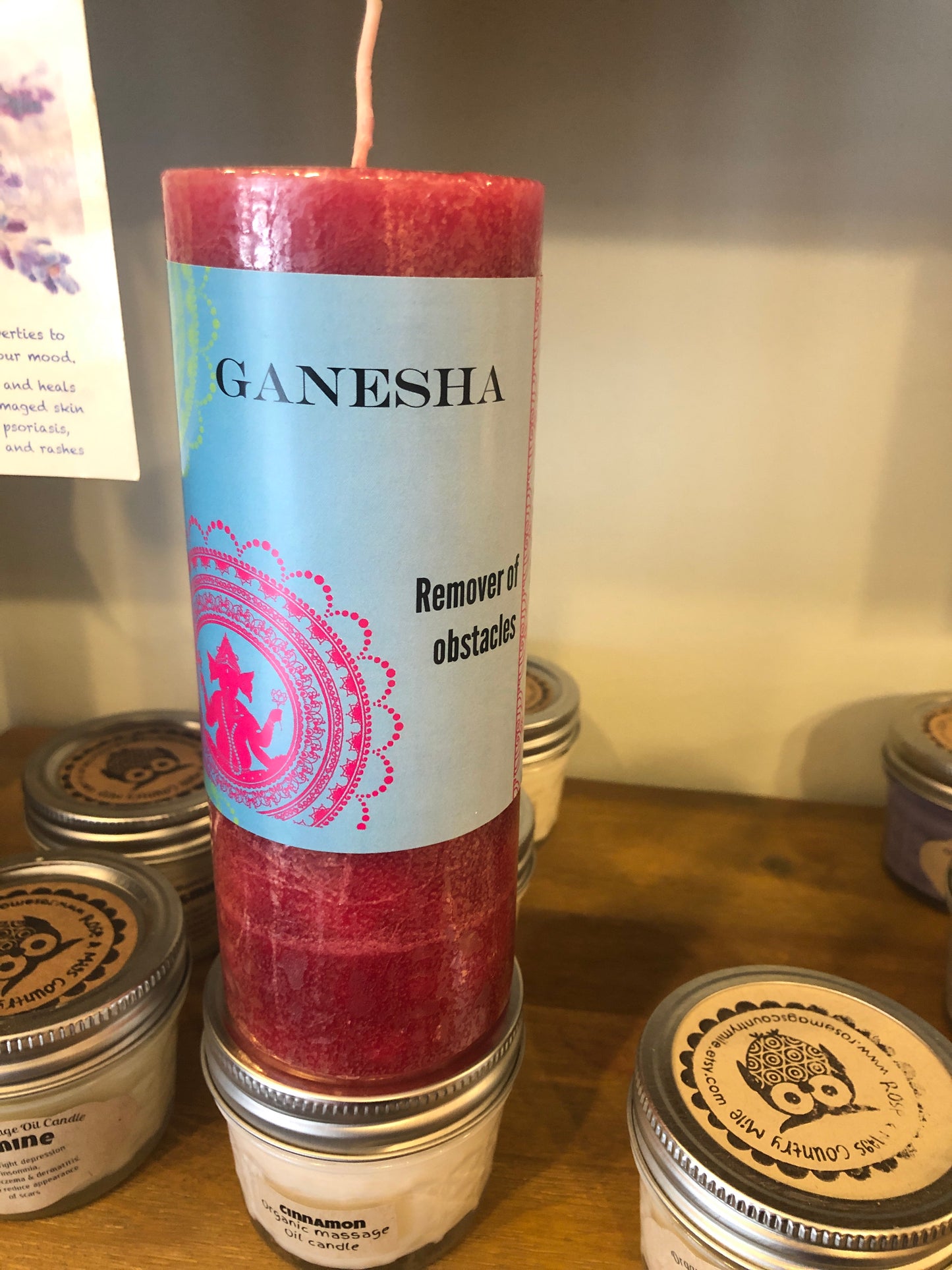 World Magic Ganesha Candle