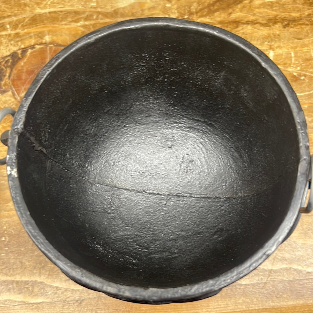 Cast Iron Triple Moon Cauldron