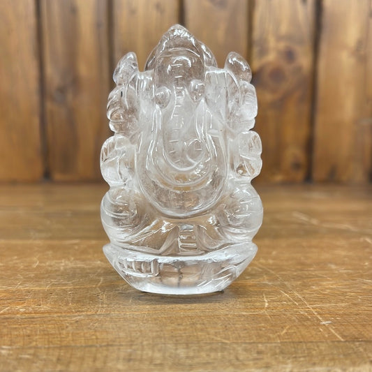 Clear Quartz Sm Ganesha