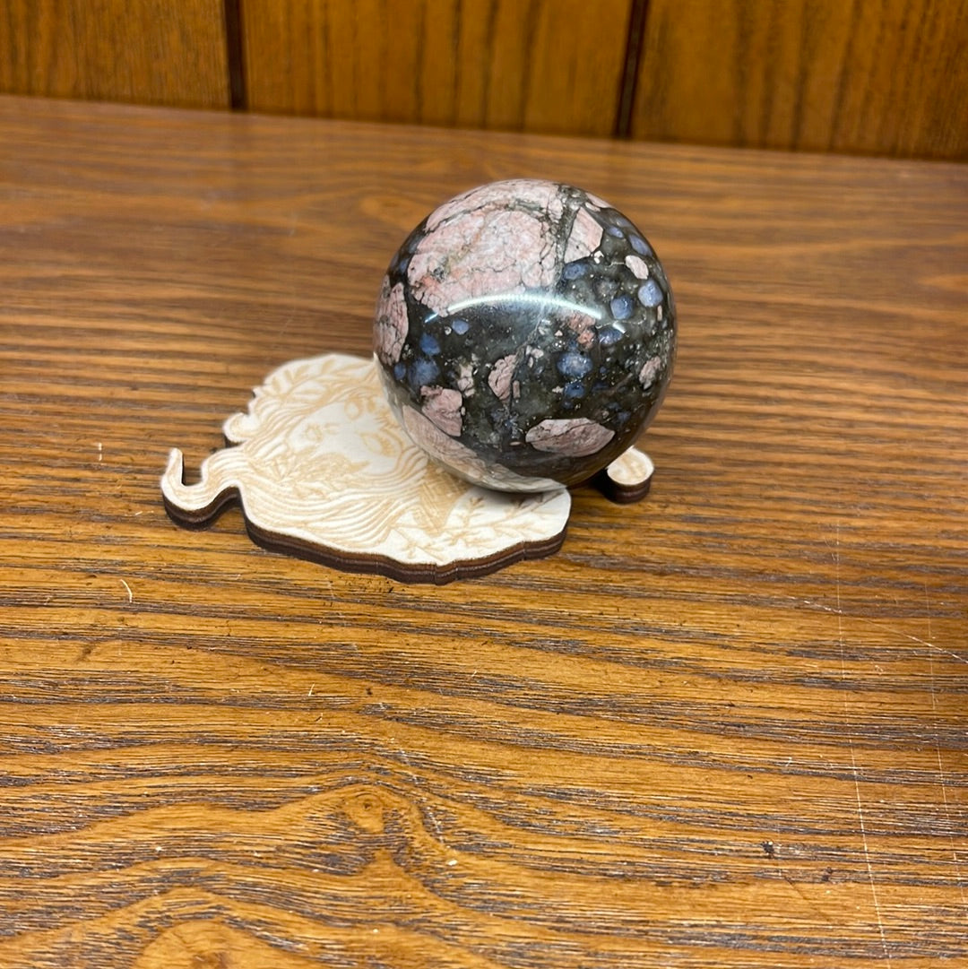 Wood Witch Sphere Holder