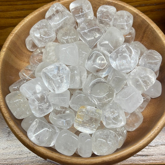 Clear Quartz Cube Tumbled